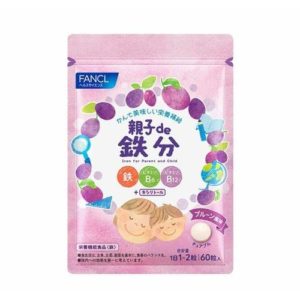Жевательные витамины с железом для всей семьи FANCL Parent And Child de Iron