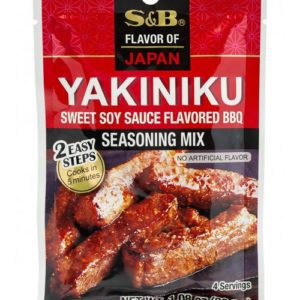 Приправа S&B Якинику сладкий соевый соус с ароматом барбекю для мяса, 30,8 г.