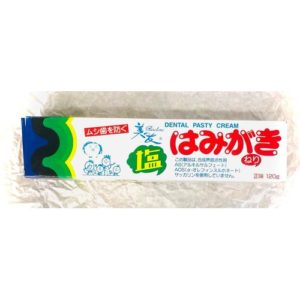 Fudo Kagaku  Binotomo salt  Зубная паста для защиты от кариеса и зубного камня отбеливающая солёная