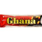LOTTE «GHANA CHOCO BAR (PEANUT)» ШОКОЛАДНЫЙ БАТОЧИК, ГХАНА, С ОРЕХОМ