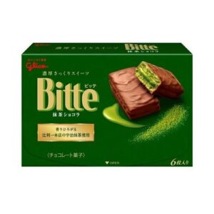 GLICO BITTE ПЕЧЕНЬЕ В ШОКОЛАДЕ ( МАТЧА И ШОКОЛАД)