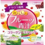 Фруктовый аодзиру с коллагеном и плацентой Yuwa Fruit Aojiru Collagen & Placenta