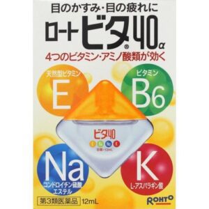 Японские капли для глаз Rohto 40 Vita