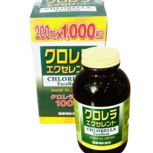 Chlorella Excellent 100% 200 мг х 1000 зерен