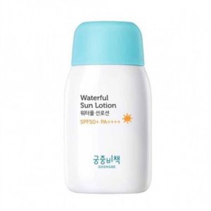 Детский солнцезащитный лосьон GOONGBE  WATERFUL SUN LOTION SPF50 + PA ++++ (80gr)