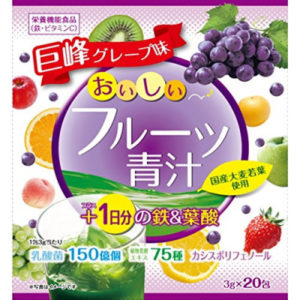 Фруктовый аодзиру со вкусом винограда с железом и фолиевой кислотой Yuwa Delicious Fruit Juice Iron & Folic Acid