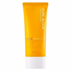 Солнцезащитный крем для лица (100мл) A’PIEU PURE BLOCK DAILY SUN CREAM SPF45 PA+++ (100ml)