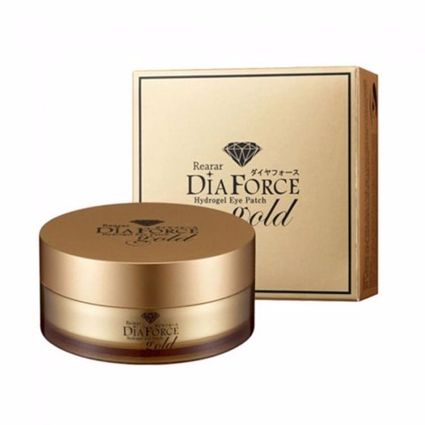 REARAR DIA FORCE GOLD EYE PATCH Гидрогелевые патчи для глаз с экстрактом золота (60шт) (большие)