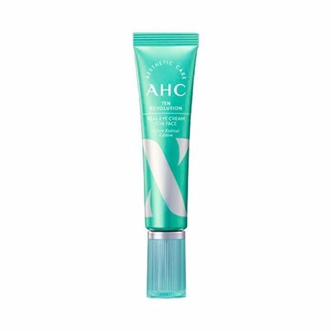 AHC TEN REVOLUTION REAL EYE CREAM FOR FACE (GREEN FESTIVAL EDITION) Крем для кожи вокруг глаз (зеленое фестивальное издание) (30мл)