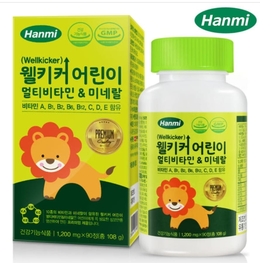 Hanmi Dr.POY Wellkicker Multivitamin & Minerals Витамины и минералы (90 шт)