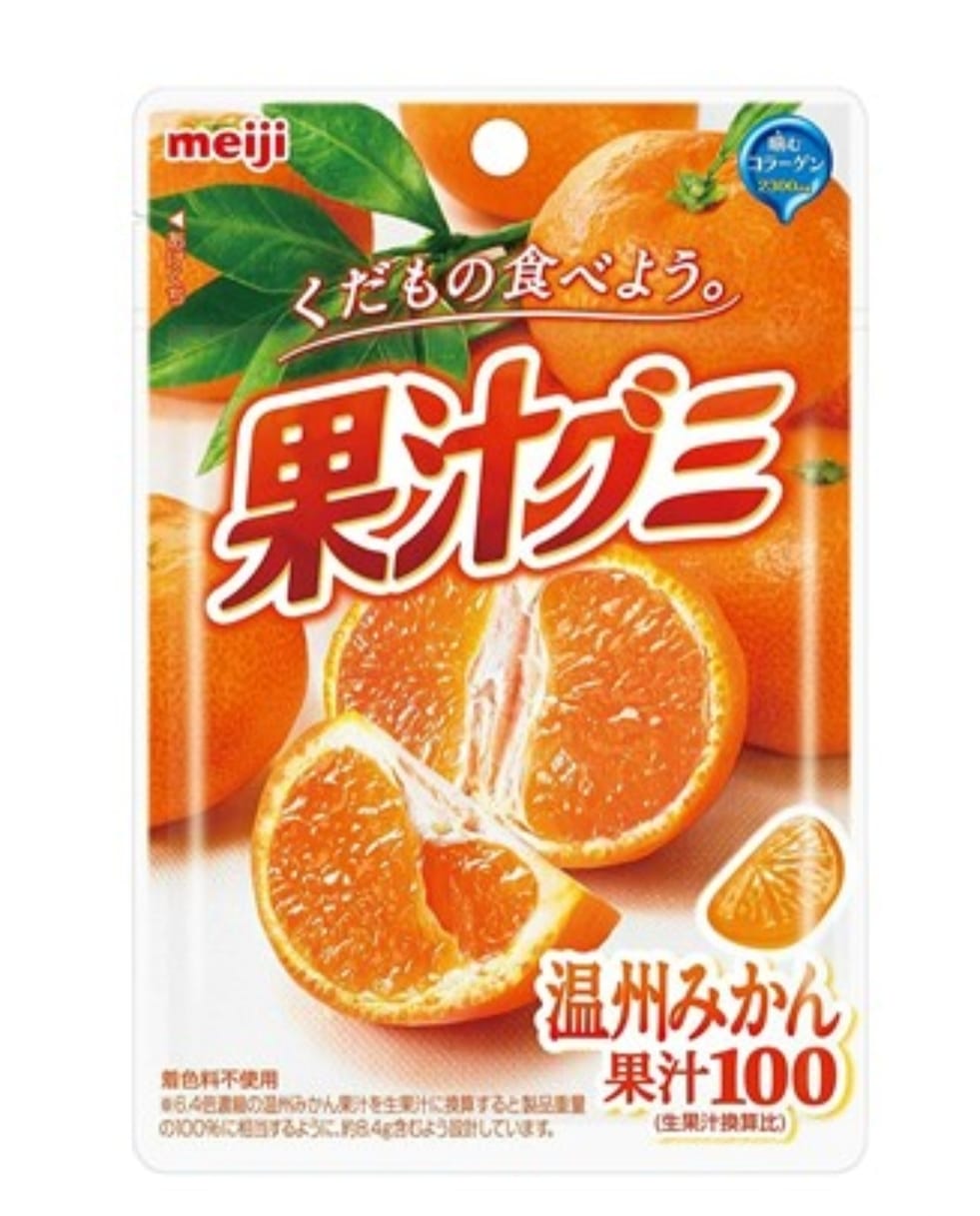 Мармелад Meiji со вкусом мандарина, 51г