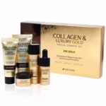 3W CLINIC COLLAGEN & LUXURY GOLD SPECIAL STARTER KIT Специальный набор коллагена и роскошного золота (30мл+30мл+10гр+10мл+20мл)