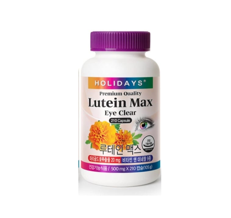 Holidays Premium Quality Lutein Max Eye Clear Лютеин высшего качества с витаминами и минералами 210 шт