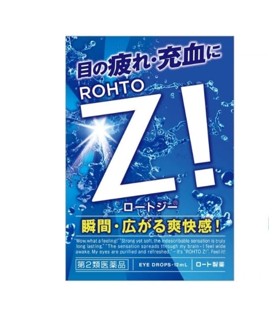 Rohto Z! — универсальные мятные тонизирующие капли для глаз, известные как «жидкие линзы»
