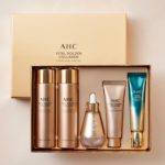 AHC Vital Golden Collagen Special Skin Care Set Набор антивозрастных увлажняющих средств с золотом и коллагеном