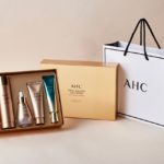 AHC Vital Golden Collagen Special Skin Care Set Набор антивозрастных увлажняющих средств с золотом и коллагеном