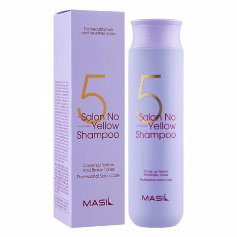 MASIL 5 SALON NO YELLOW SHAMPOO Тонирующий шампунь для осветленных волос (150мл)