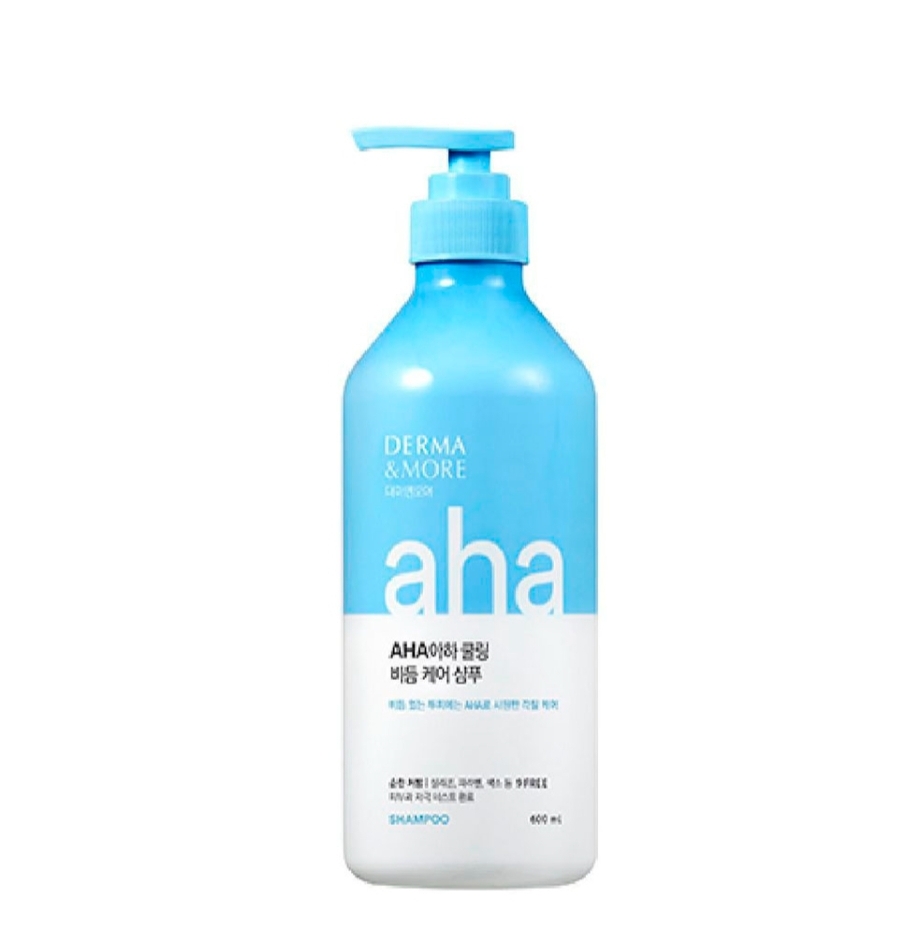 Шампунь против перхоти с AHA кислотами Derma & More AHA Cooling Dandruff Care Shampoo