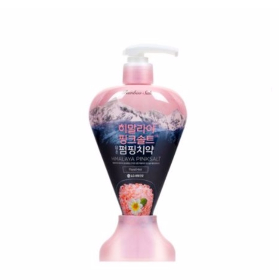 LG HEALTH CARE HIMALAYA PINKSALT PUMPING TOOTHPASTE (FLORAL MINT) Зубная паста с чистой гималайской солью (цветочная мята) (285гр)