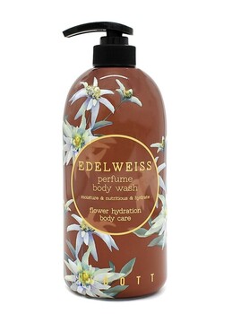 Jigott Perfume Body Wash Edelweiss Гель для душа парфюмированный Эдельвейс 750 мл.