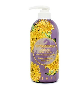 Jigott Chrysanthemum Perfume Body Lotion Парфюмерный лосьон для тела с экстрактом хризантемы 500 (мл)