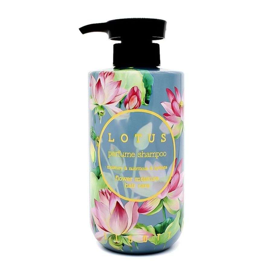 JIGOTT LOTUS PERFUME SHAMPOO Парфюмированный шампунь с экстрактом лотоса (500мл)