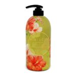 Jigott Hibiscus Perfume Body Wash Парфюмированный гель для душа с гибискусом (750 мл)