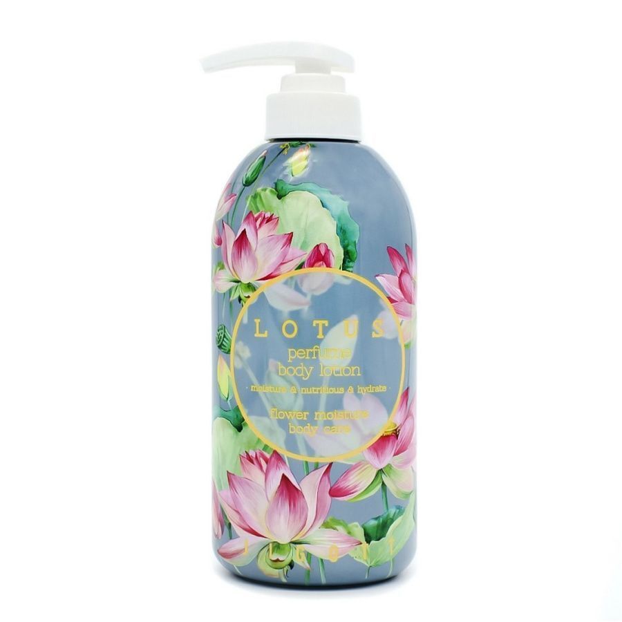 Jigott Lotus Perfume Body Lotion Лосьон для тела с экстрактом лотоса  (500 мл)