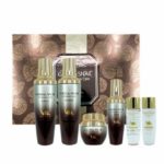 3W CLINIC GOLD & SNAIL INTENSIVE SKIN CARE SET 6 ITEMS (2*130ml+2*30ml+50ml+55gr) Антивозрастной набор для интенсивного ухода за кожей с экстрактом слизи улитки 