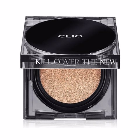 CLIO KILL COVER THE NEW FOUNWEAR CUSHION + REFILL SPF50+, PA +++ #2-BP LINGERIE Новый тональный кушон с запасным блоком #2-BP (15гр+15гр)