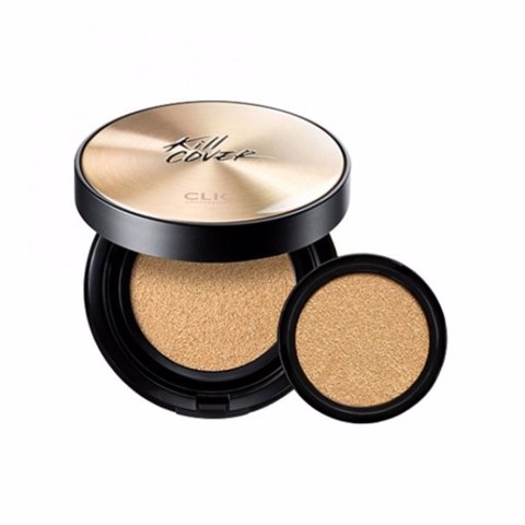 CLIO KILL COVER AMPOULE CUSHION SPF50+/PA+++ #2-BP #21 PINK BEIGE Основа-кушон #2-BP #21 розово-бежевый (15гр+15гр)