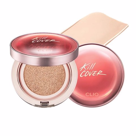 CLIO KILL COVER GLOW CUSHION SPF50+ PA+++ #02-BP LINGERIE (+REFILL) (15gr+15gr) Тональный кушон для сияния кожи #02-BP (15гр+15гр)