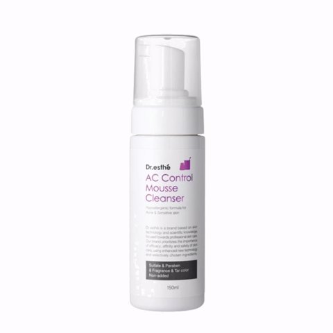 DR.ESTHE AC CONTROL MOUSSE CLEANSER Гипоаллергенное очищающее средство для чувствительной и склонной к акне коже (150мл)