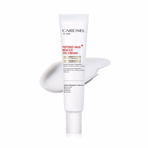 CARE:NEL PEPTIED MAX RESCUE EYE CREAM Антивозрастной крем для кожи вокруг глаз с пептидами (25мл)