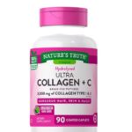 Nature’s Truth Ultra Hydrolyzed Collagen Type 1 & 3 3,000 mg plus Vitamin C Коллаген 1 и 3 типа с витамином С
