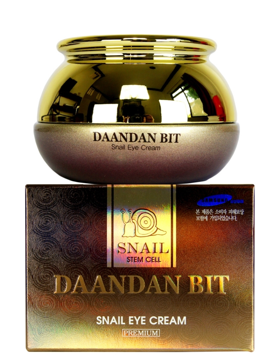 Антивозрастной крем с муцином улитки для кожи вокруг глаз DAANDAN BIT Snail Eye Cream