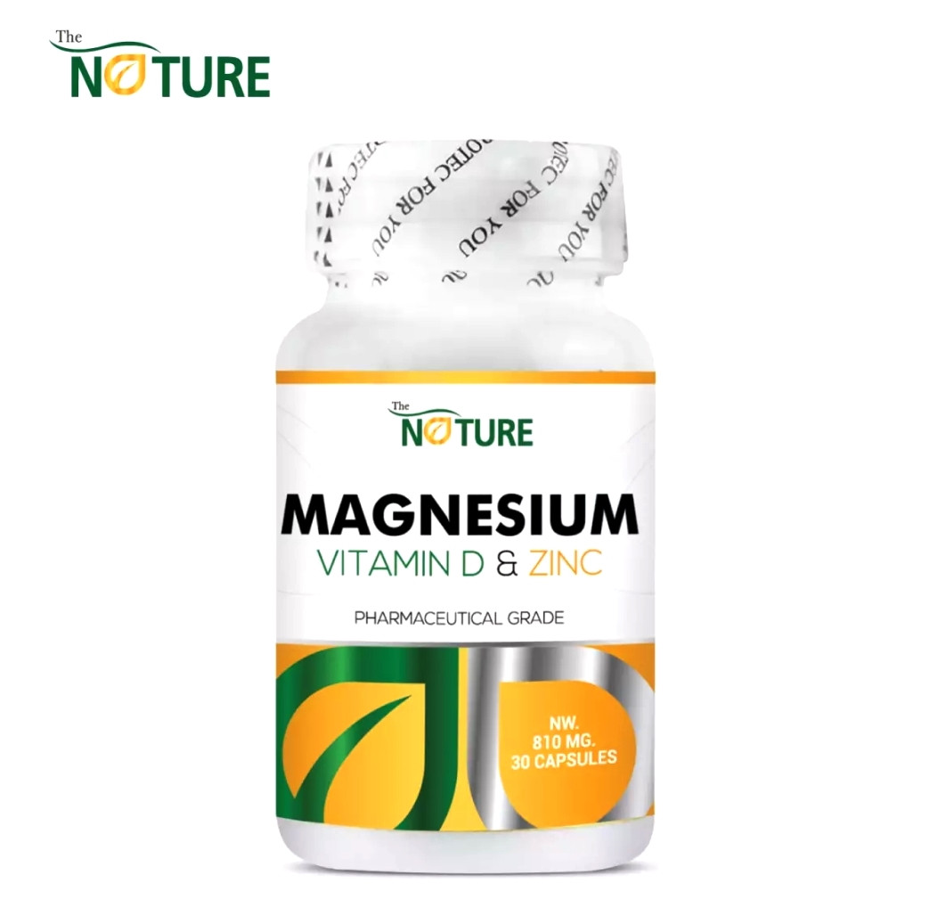 Nature Magnesium Vitamin D & Zinc Магний + Витамин D3 + Цинк 30 капсул