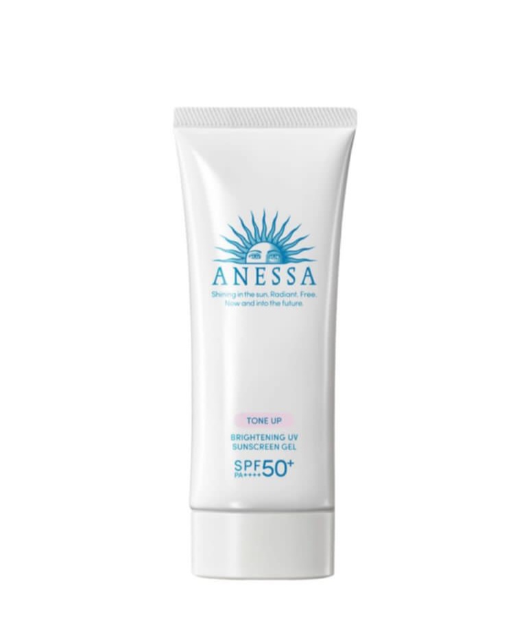 Shiseido Anessa Brightening UV Gel N SPF50+/PA++++  Отбеливающий солнцезащитный крем с гиалуроновой кислотой и коллагеном