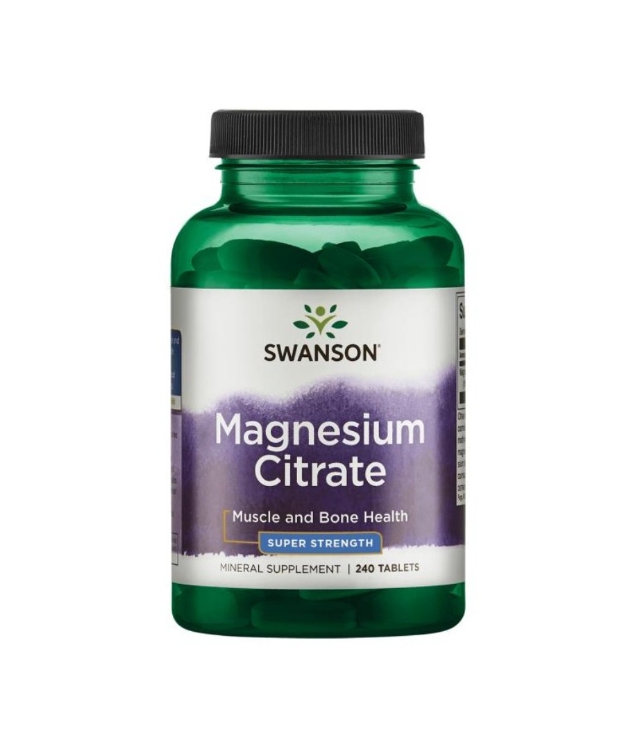 Swanson Magnesium Citrate Цитрат магния 225 мг (240 т.)