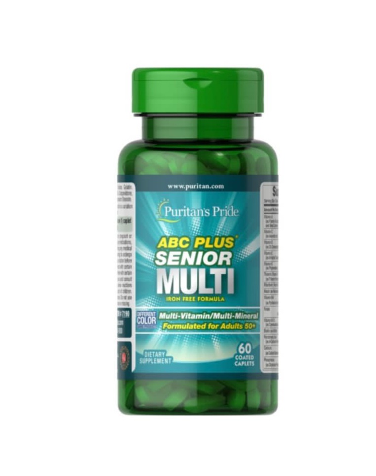 Puritan’s Pride ABC Plus Senior Multi-Vitamin and Multi-Mineral Formula Комплекс мультивитаминов и минералов для мужчин и женщин 50+
