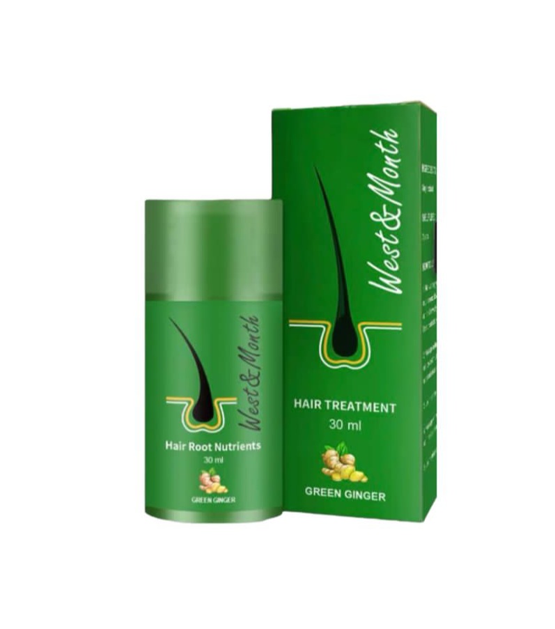 West & Month Hair Treatment Растительный спрей от выпадения волос на основе экстракта зеленого имбиря 30 мл.