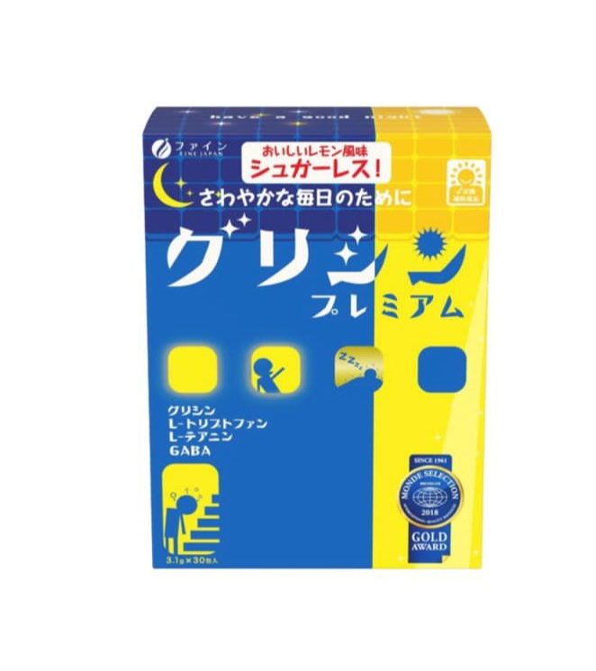 FINE JAPAN Good Night Комплекс с глицином и аминокислотами для улучшения работы мозга и ритма сна в стиках