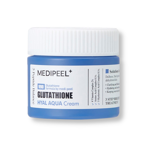 MEDI-PEEL GLUTATHIONE HYAL AQUA CREAM Глубоко увлажняющий гель-крем с эффектом сияния (50мл)