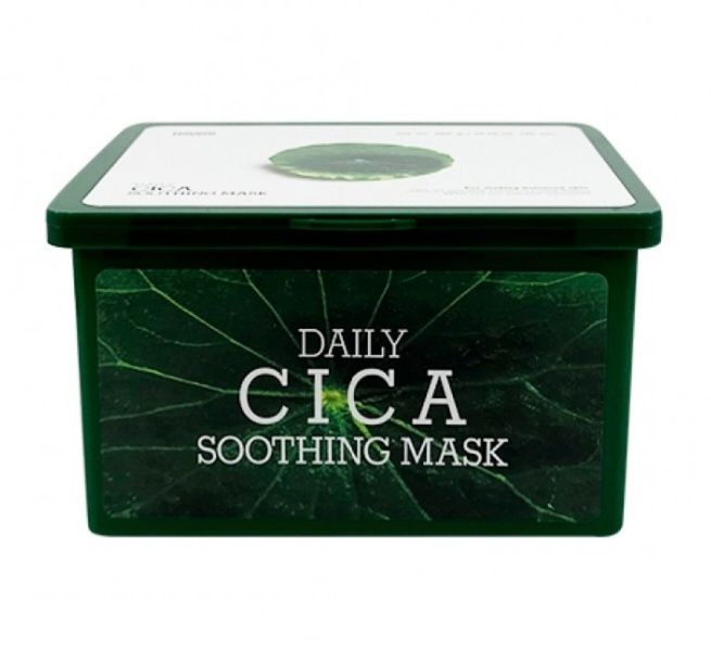 TENZERO DAILY CICA SOOTHING MASK Ежедневная успокаивающая маска для лица (350гр / 30шт)