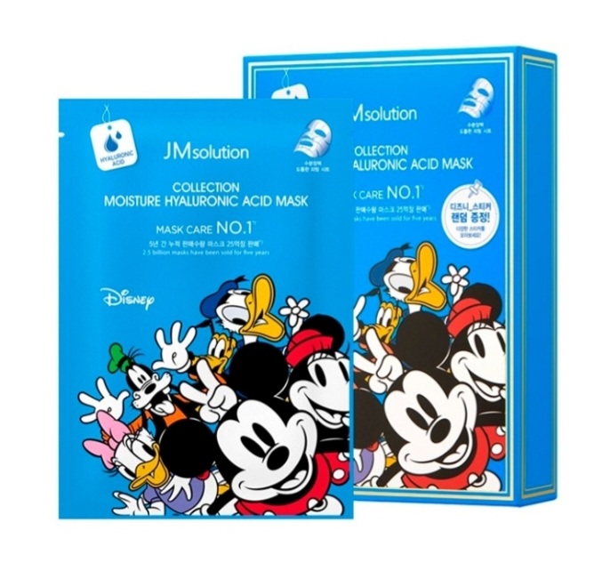 JM SOLUTION COLLECTION MOISTURE HYALURONIC ACID MASK Увлажняющая маска с гиалуроновой кислотой (30мл x 10шт)