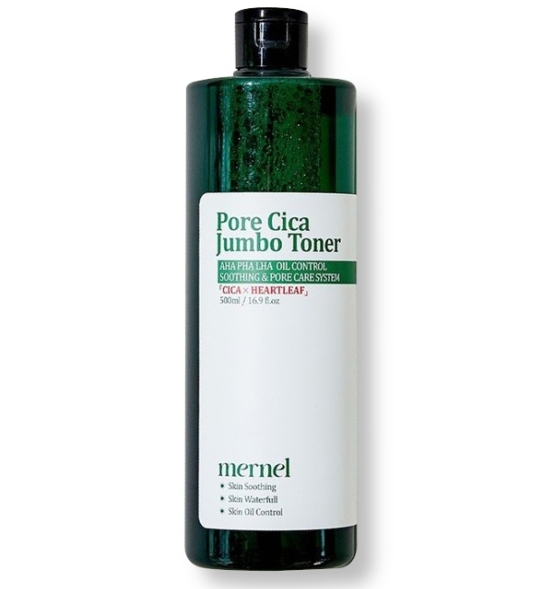 MERNEL PORE CICA JUMBO TONER Успокаивающий тонер для лица (500мл)