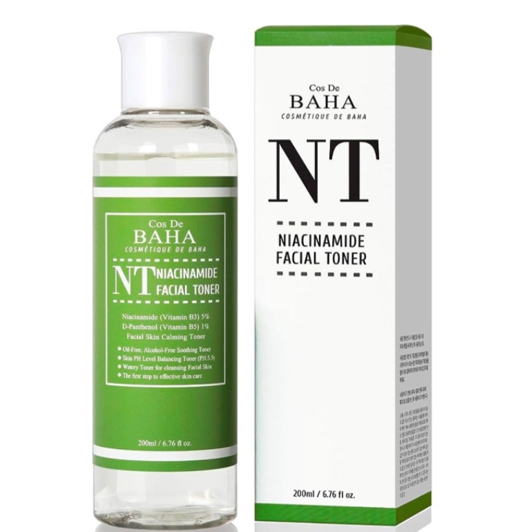 COS DE BAHA NT NIACINAMIDE FACIAL TONER Тонер для проблемной кожи с ниацинамидом (200мл)