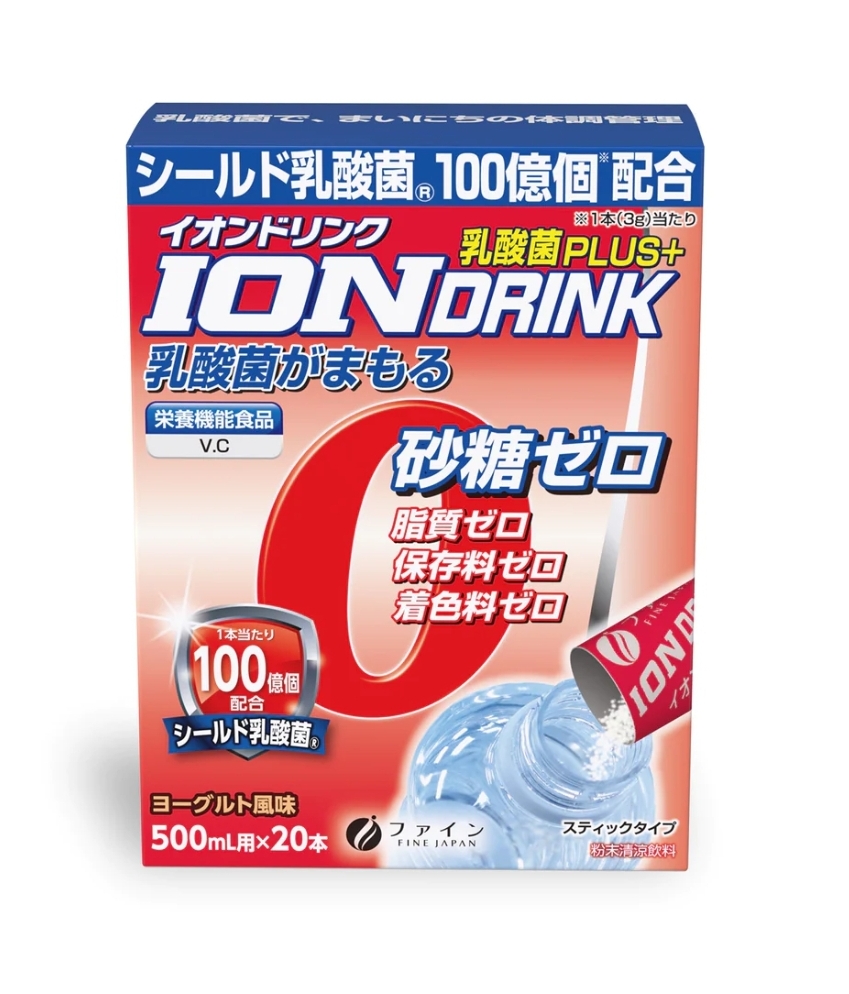 Fine Japan Ion Drink Ионный напиток с молочнокислыми бактериями для занятий спорта (20 саше)