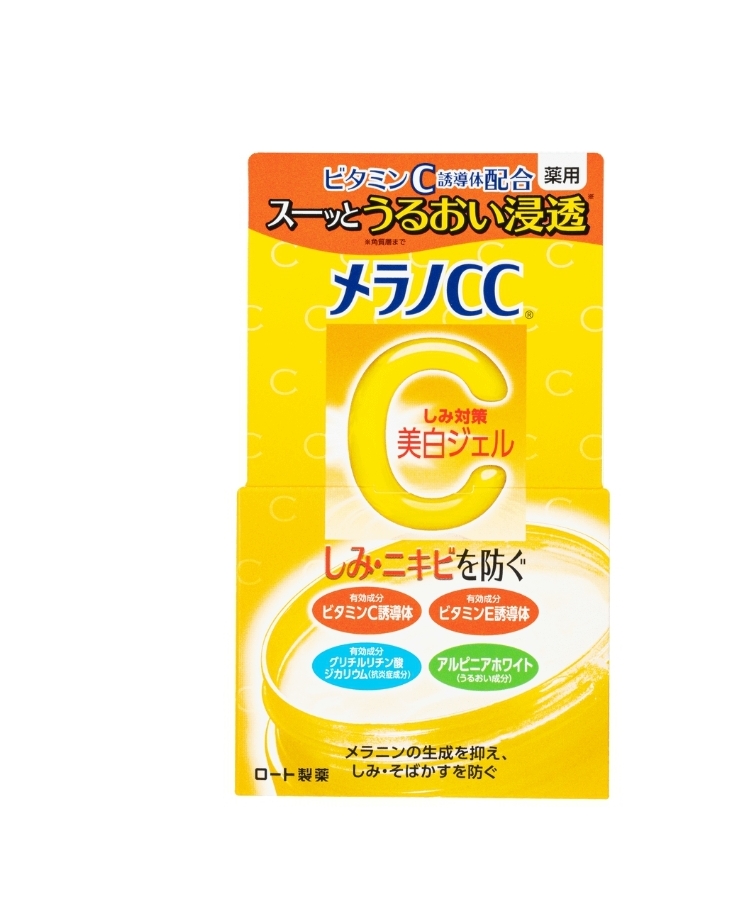 Rohto Hada Labo Melano CC Увлажняющий гель для лица с витаминами С и Е против пигментации 100 гр.