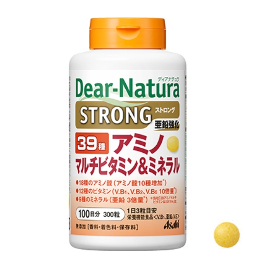 Asahi Dear-Natura STRONG 39 Комплекс аминокислот, витаминов и минералов на 100 дней